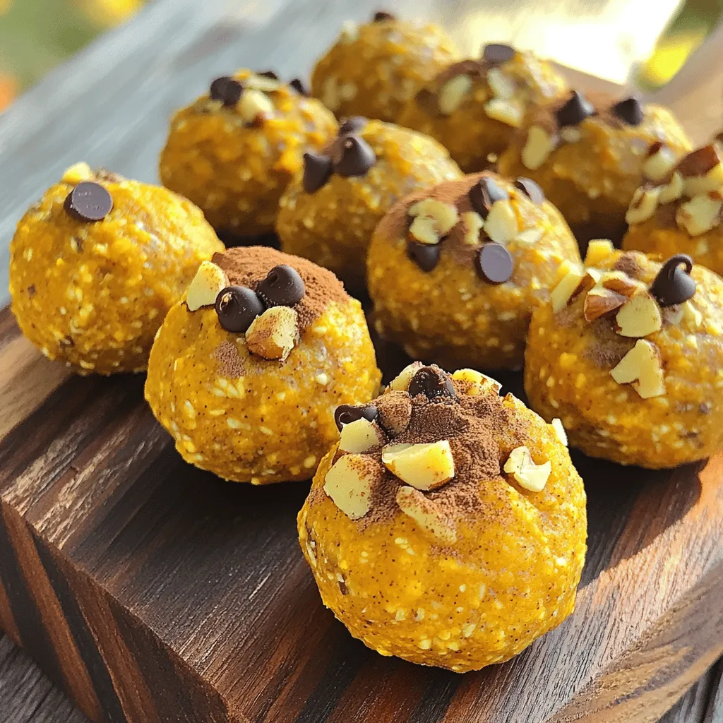Pumpkin Spice Energy Bites Healthy Snack Option