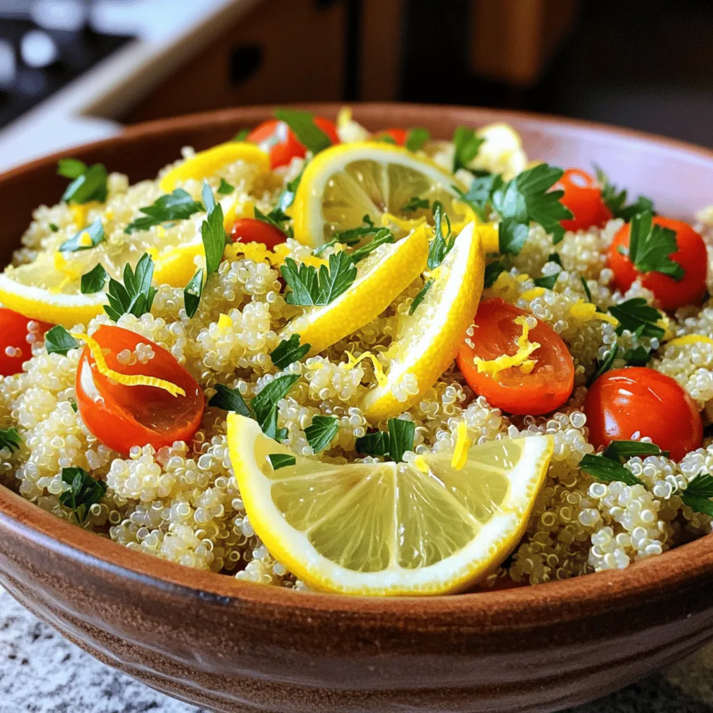 Lemon Herb Quinoa Fresh and Flavorful Recipe