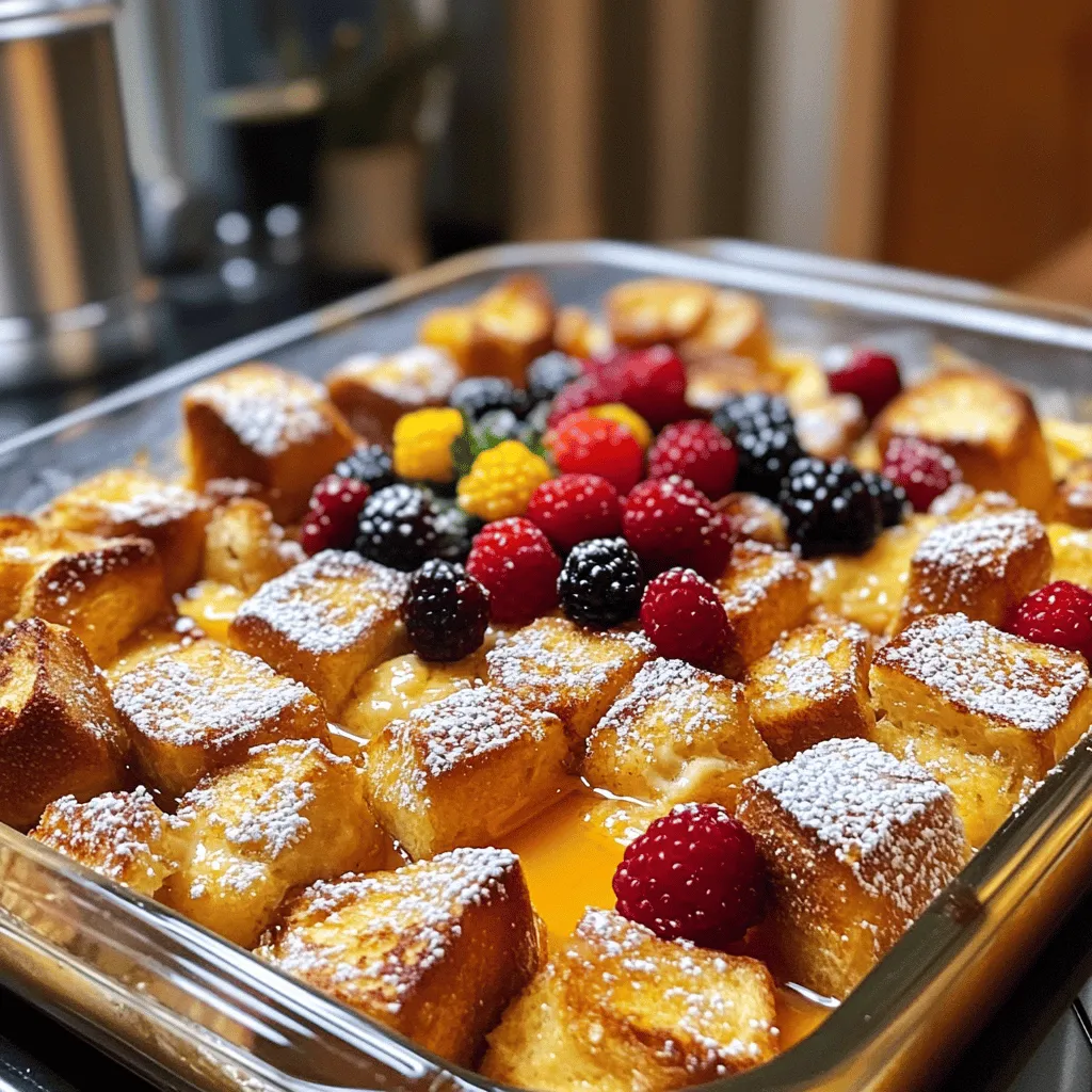 Easy French Toast Casserole Simple and Tasty Dish