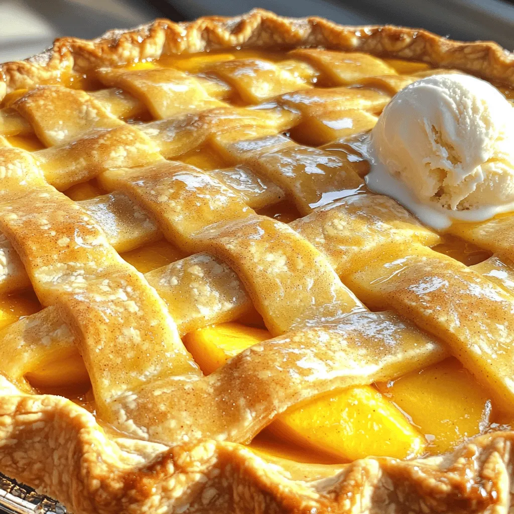 Classic Peach Pie Irresistible and Simple Recipe