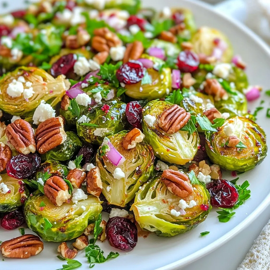 Cranberry Pecan Brussels Sprout Salad Simple Delight