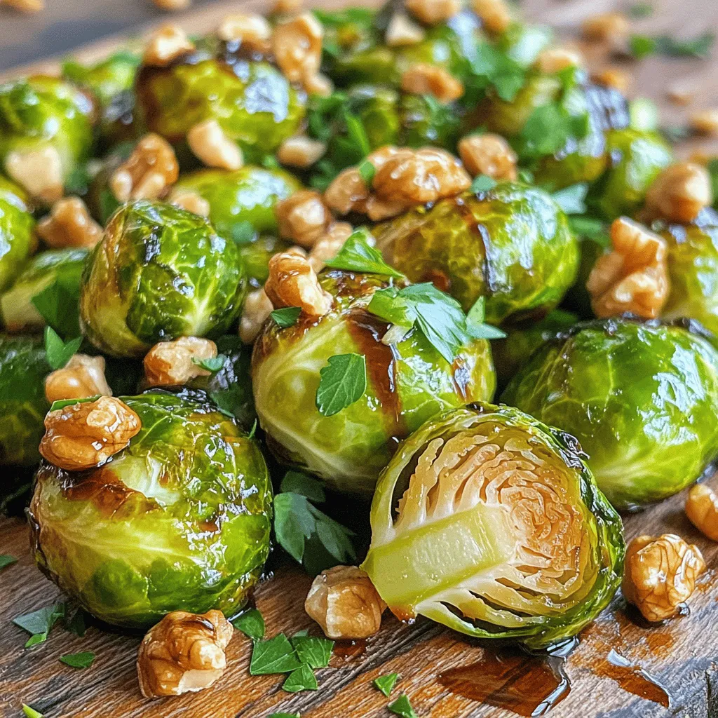 Balsamic Roasted Brussels Sprouts Tasty and Simple Dish