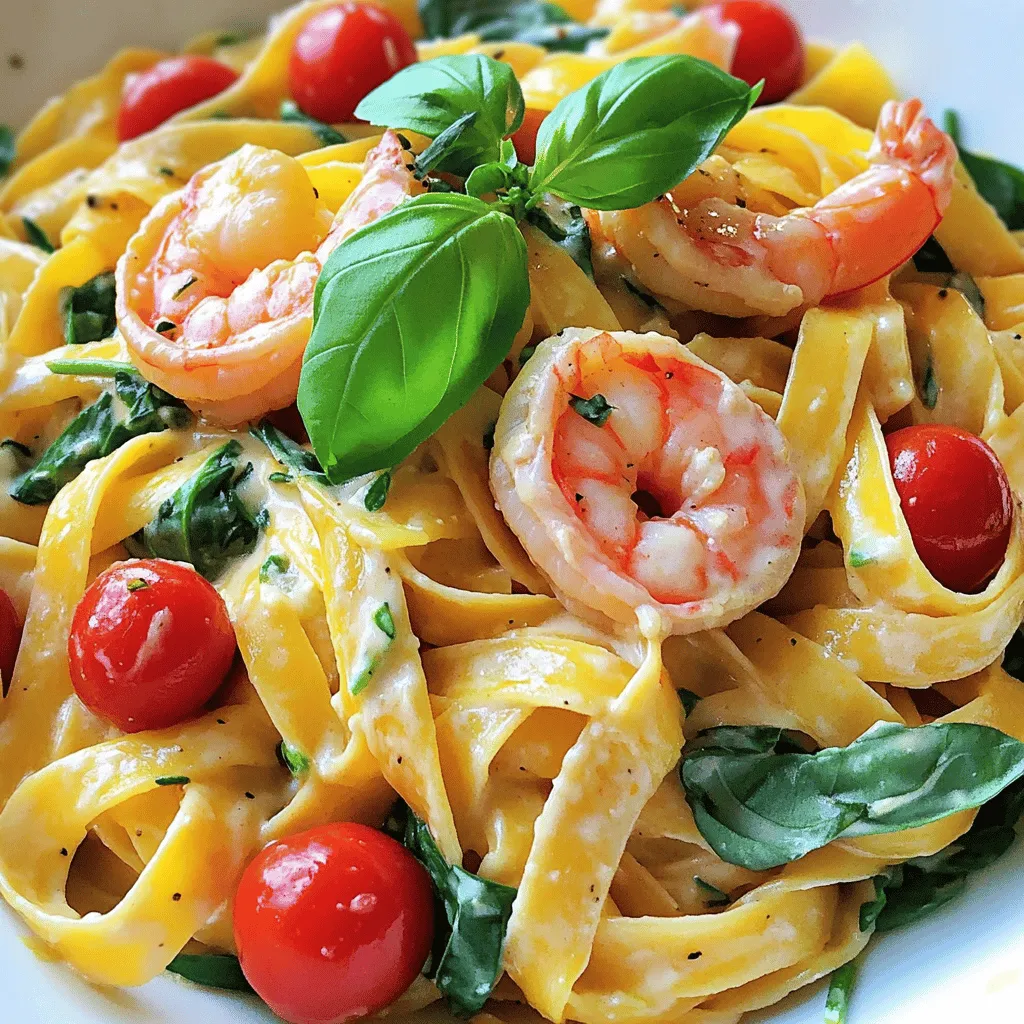 Creamy Tuscan Shrimp Pasta Flavorful and Easy Recipe