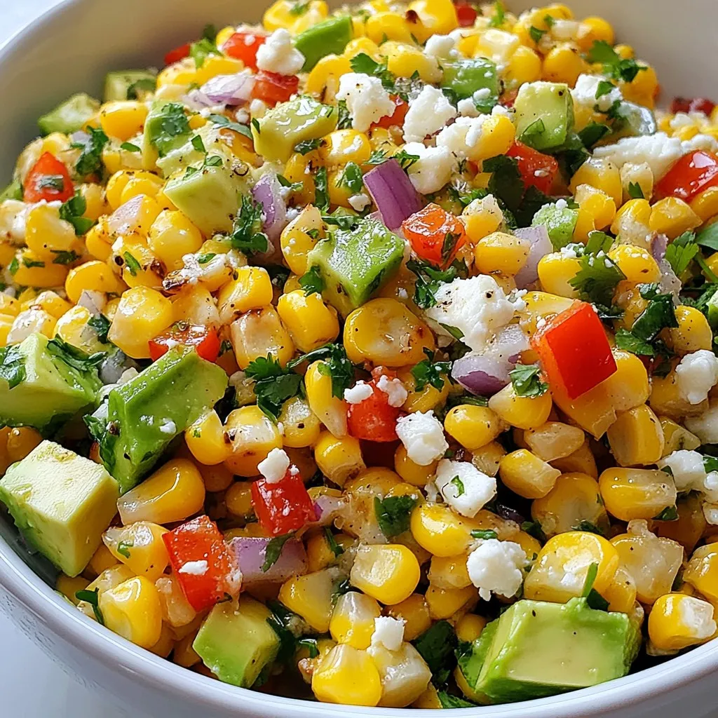 Chili Lime Grilled Corn Salad Fresh and Flavorful Dish