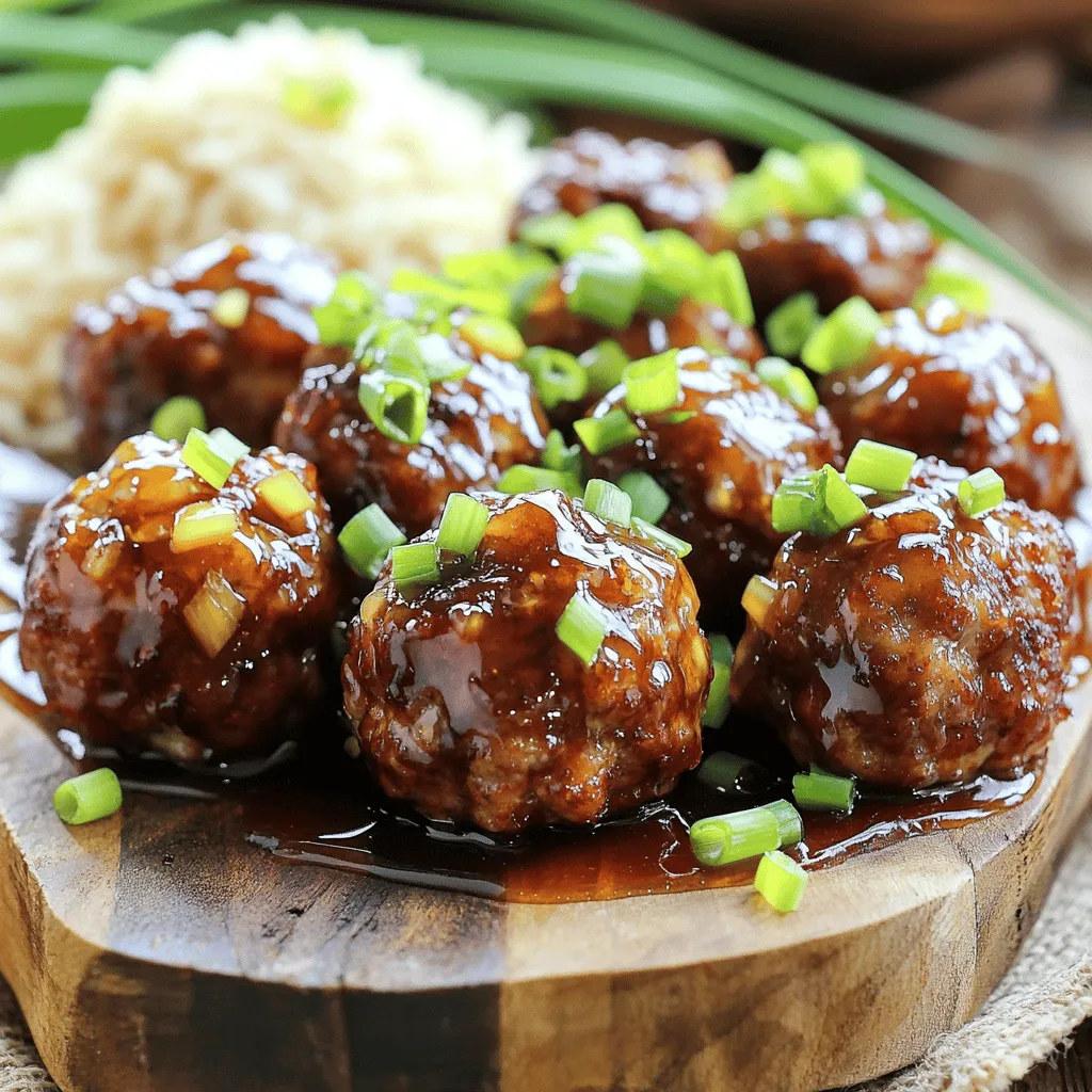 Honey Garlic Meatballs Easy Comfort Food Recipe