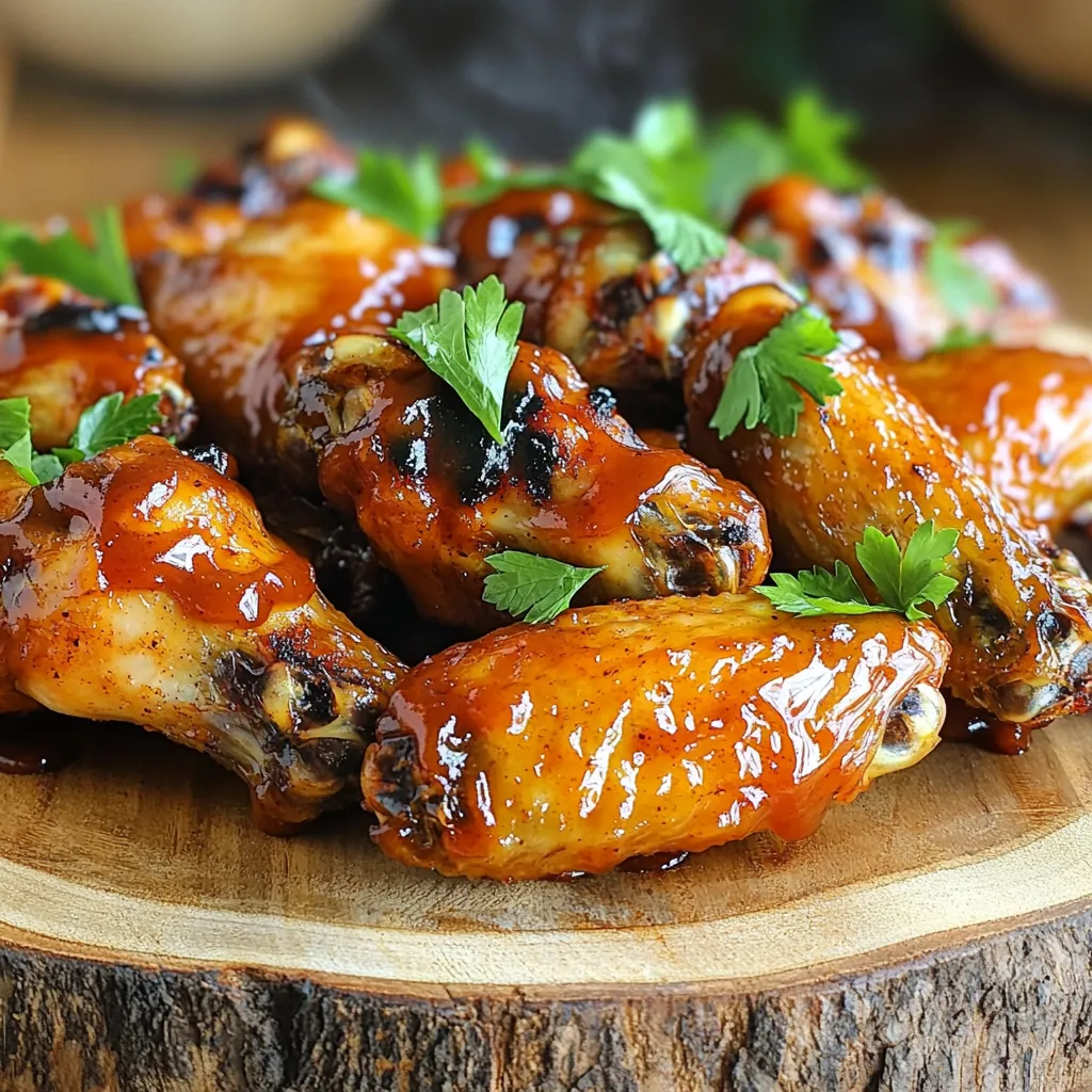 Crispy Air Fryer BBQ Chicken Wings Ready in Minutes