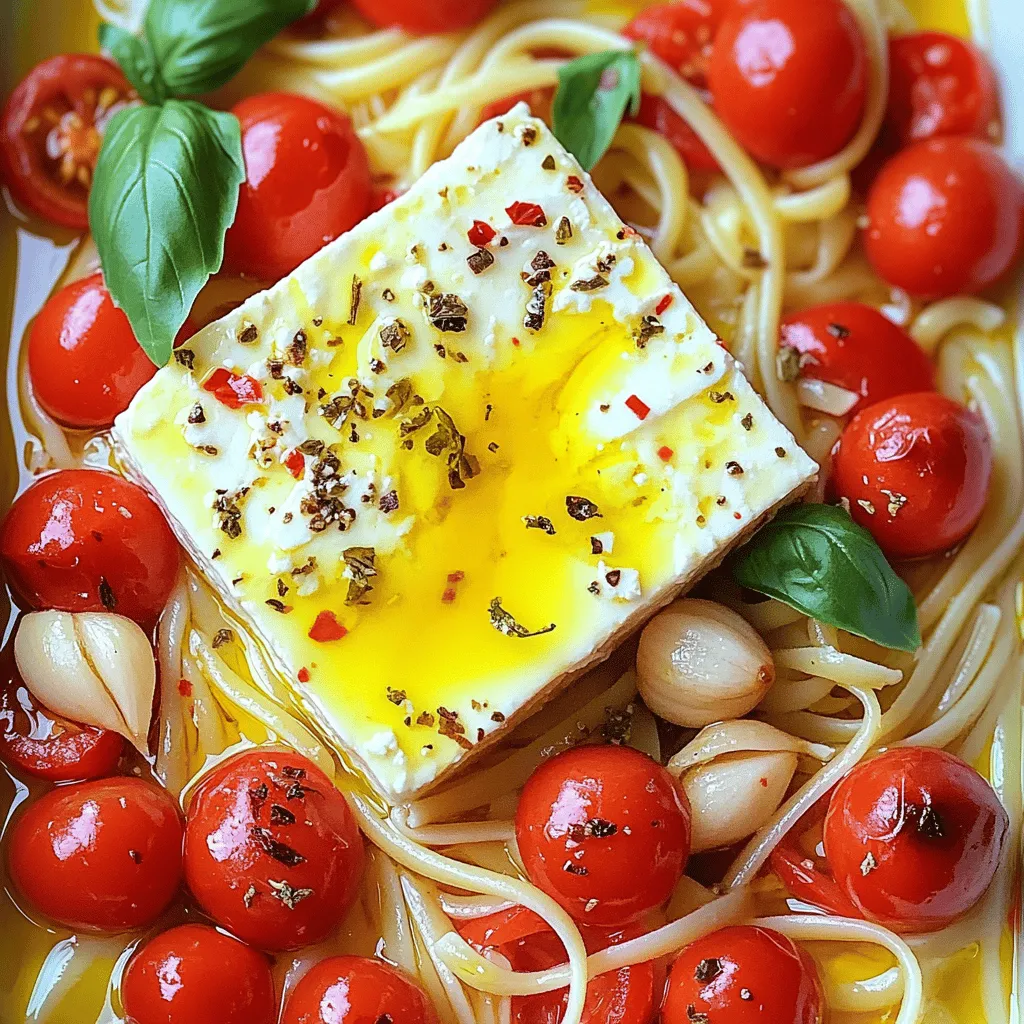 Baked Feta Pasta Simple and Flavorful Dinner Idea