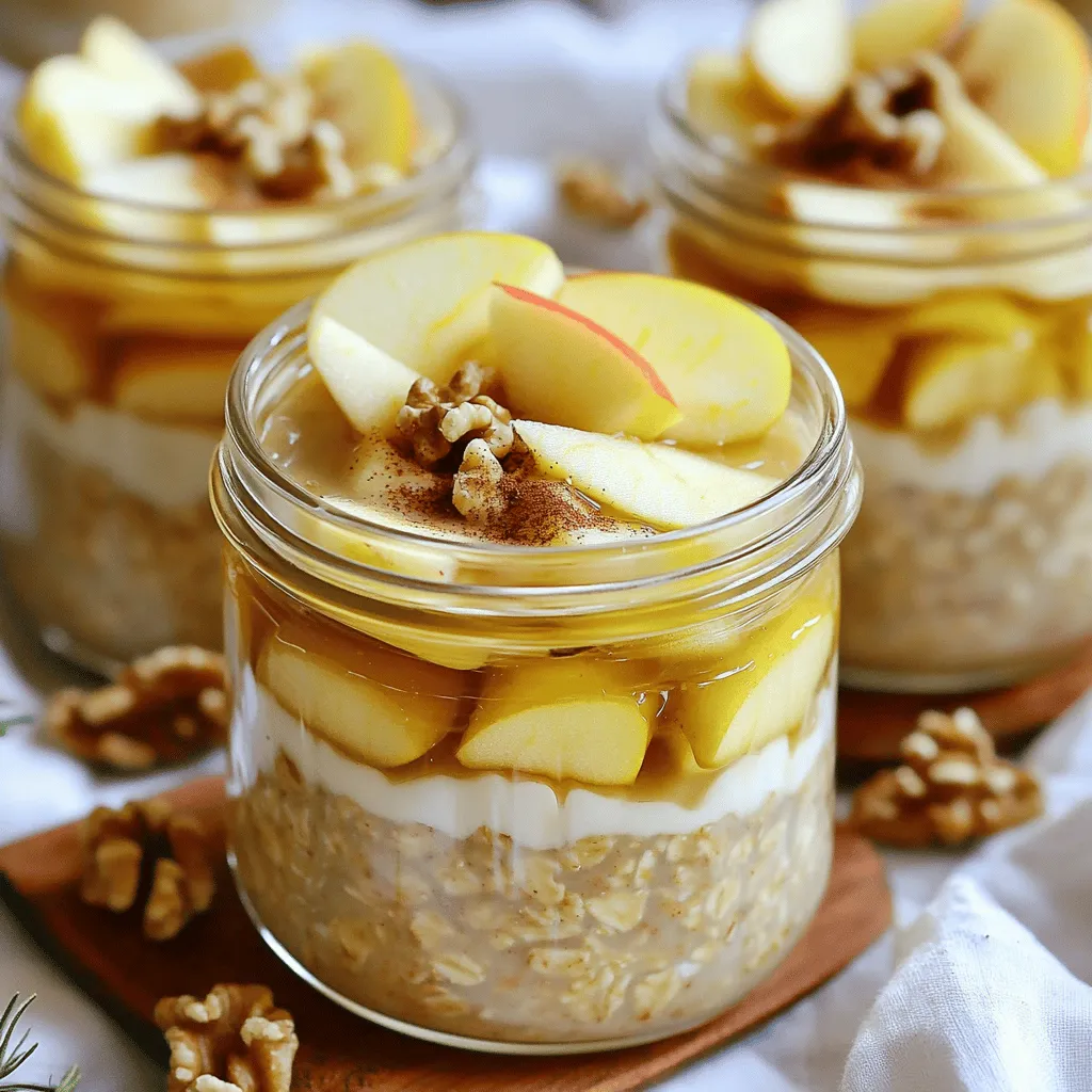Apple Cinnamon Overnight Oats Tasty Morning Boost