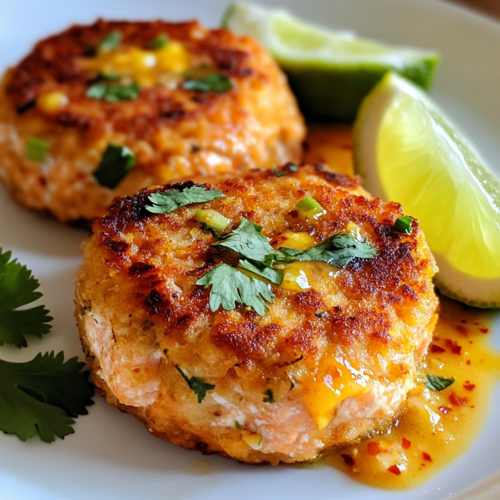 Sweet Chili Salmon Cakes Tasty and Simple Recipe