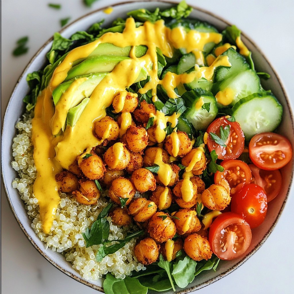 Crispy Chickpea Buddha Bowl Flavorful and Healthy Meal