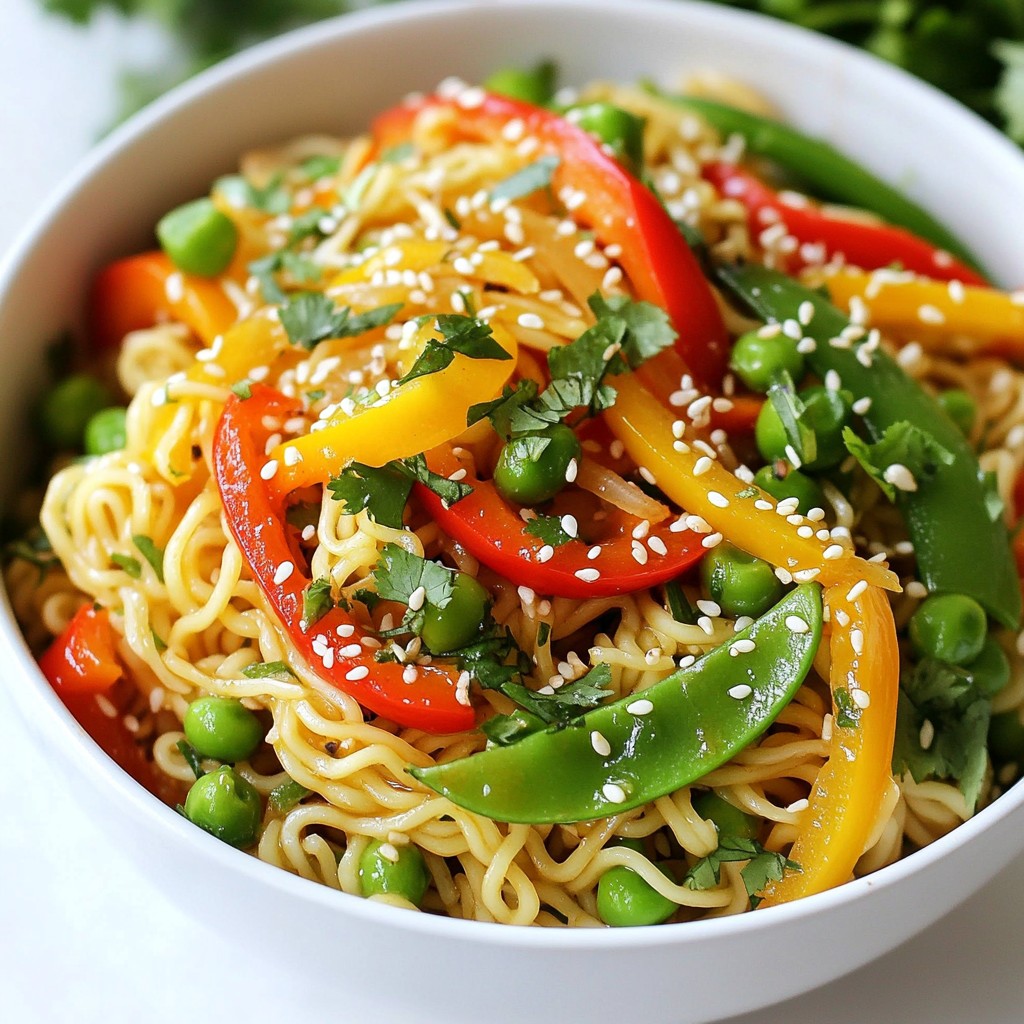 Spicy Ramen Noodle Stir Fry Flavorful and Quick Meal