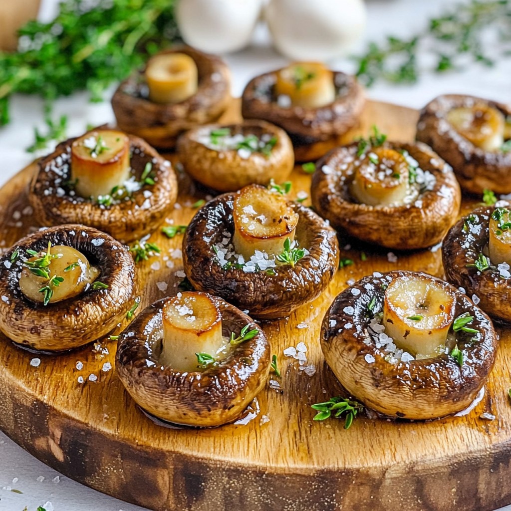 Garlic Herb Roasted Mushrooms Savory and Simple Dish