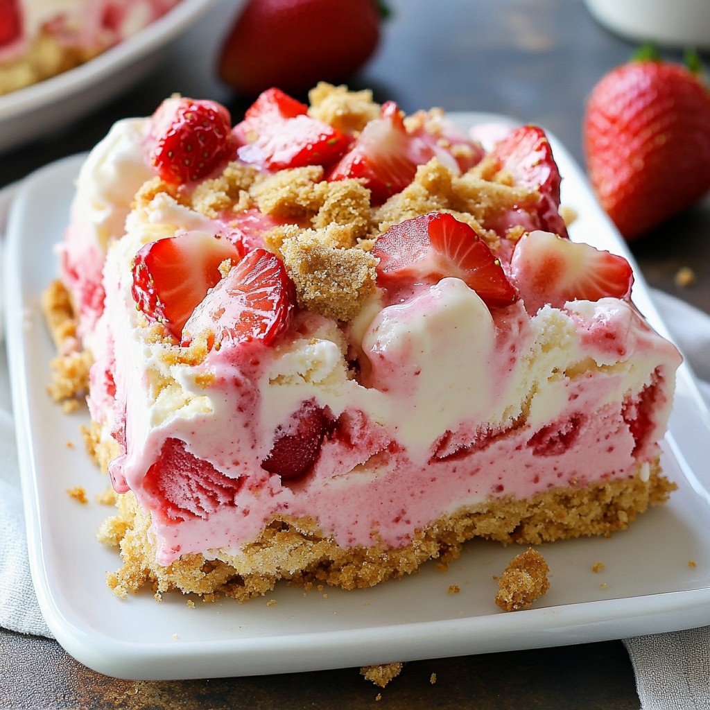 Strawberry Shortcake Ice Cream Bars Delightful Treat