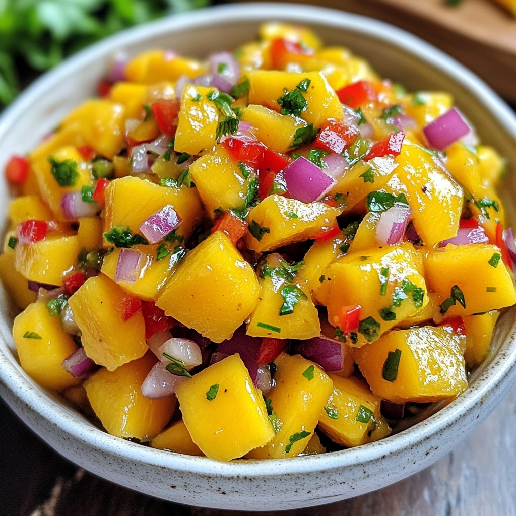 Mango Habanero Salsa Refreshing and Spicy Delight