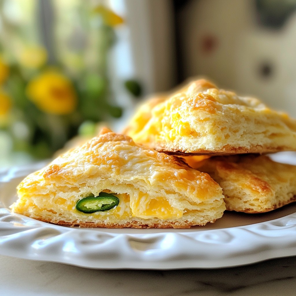 Jalapeño Cheddar Scones That Pop with Flavor