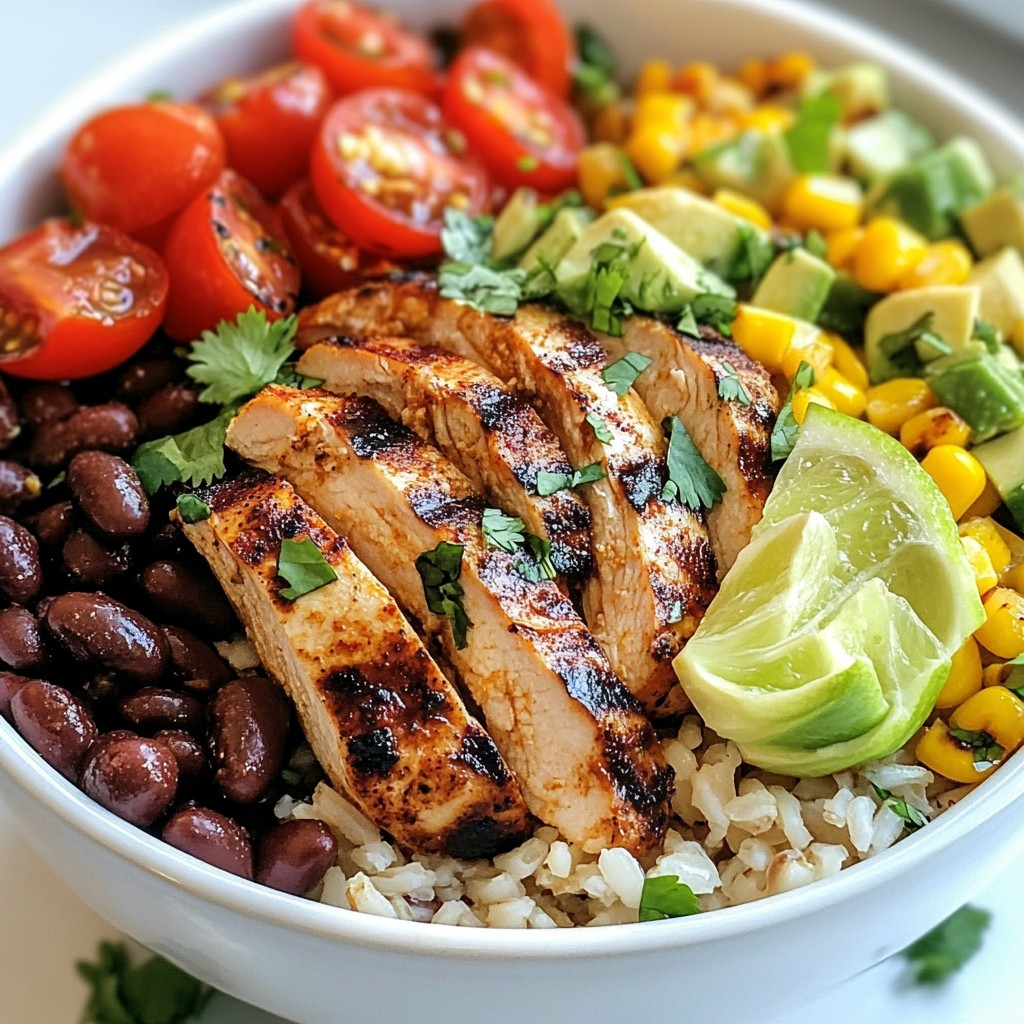 Chipotle Chicken Burrito Bowls Flavorful and Easy Recipe