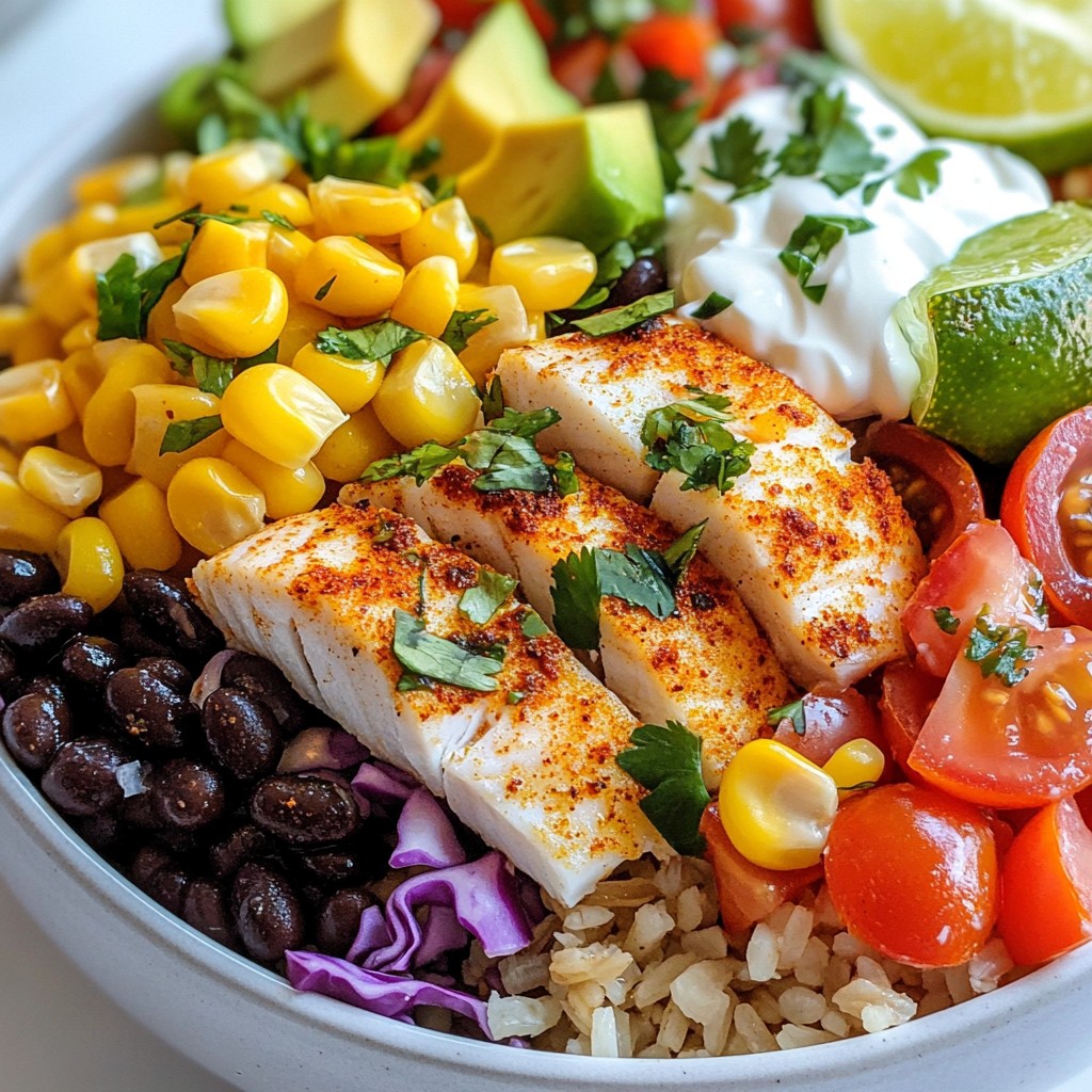 Fish Taco Bowls Packed with Flavorful Ingredients