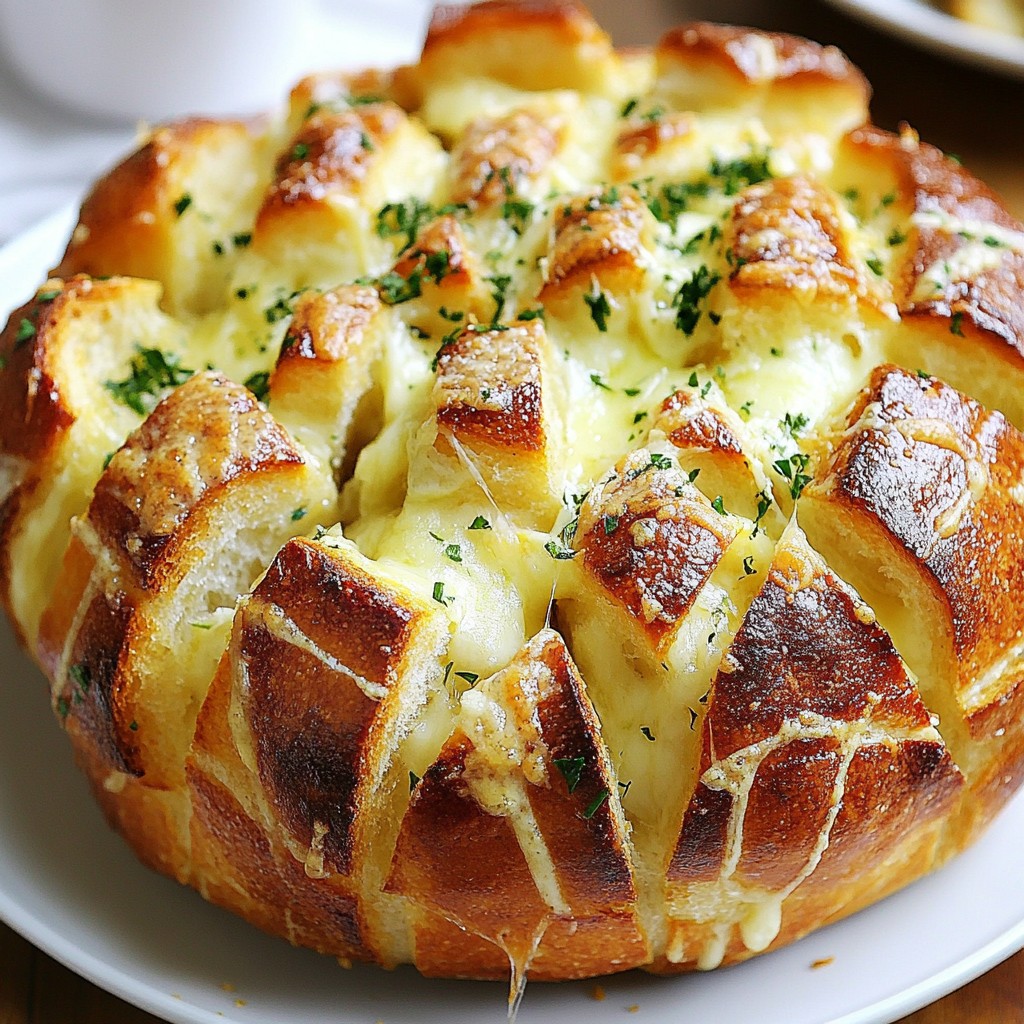 Cheesy Garlic Pull-Apart Bread Delightful and Easy