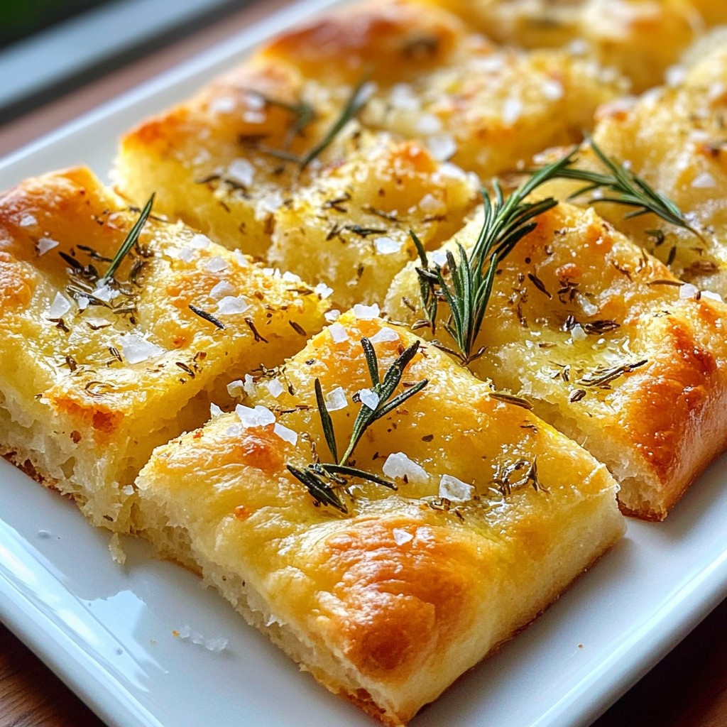 Rosemary Garlic Focaccia Tasty and Simple Recipe