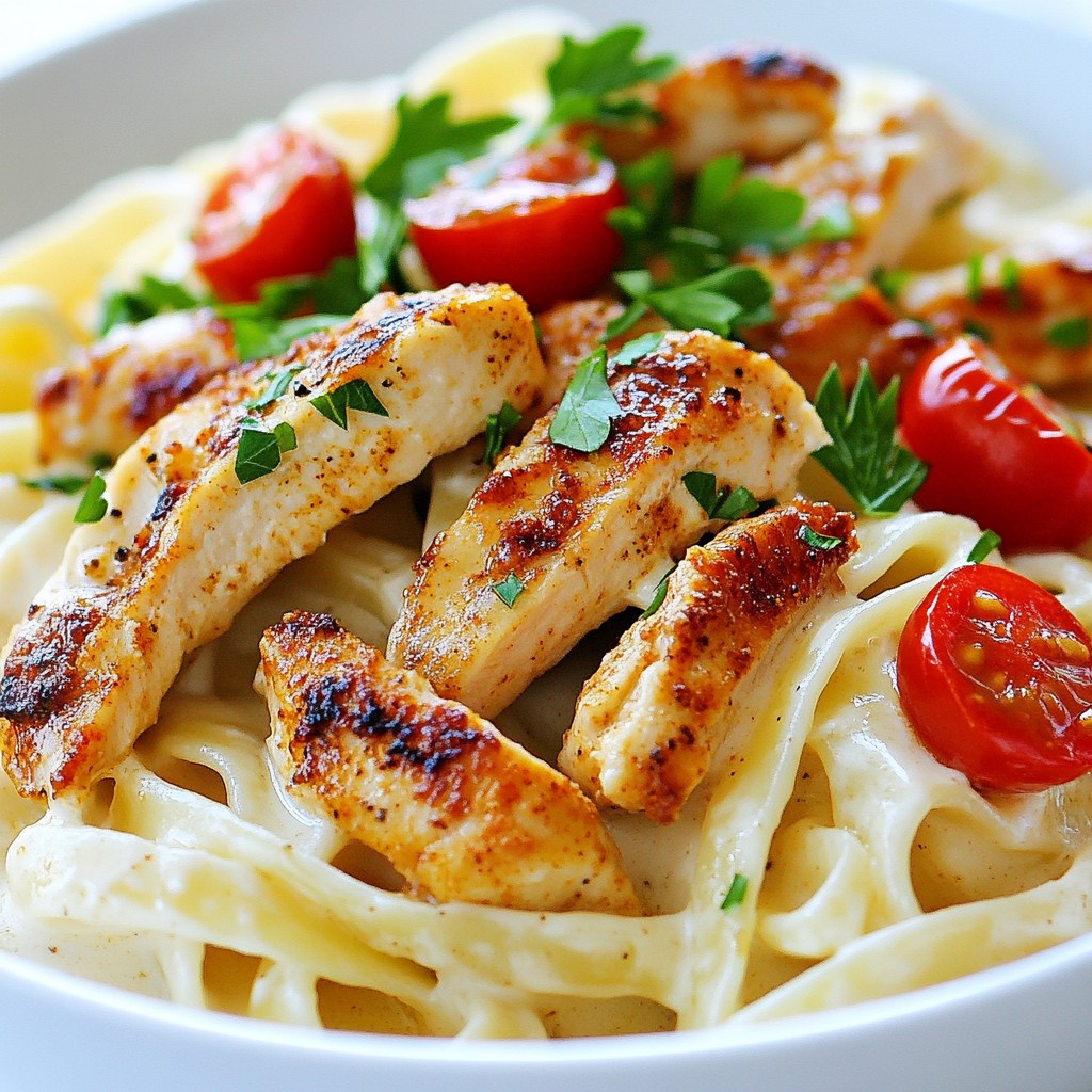 Cajun Chicken Alfredo Pasta Tasty and Simple Dish