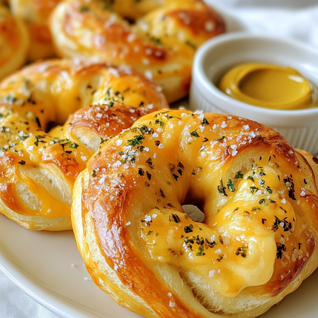 Jalapeño Cheddar Stuffed Pretzels Irresistible Snack