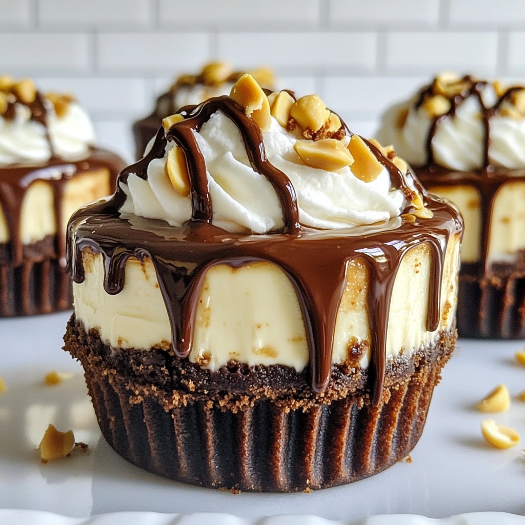 Chocolate Peanut Butter Cheesecake Cups Delightful Treat