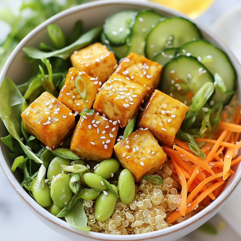 Crispy Sesame Tofu Bowls Flavorful and Simple Recipe