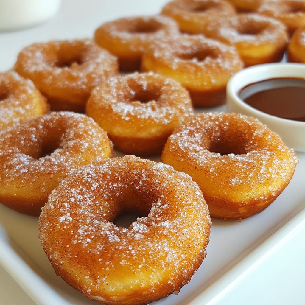 Cinnamon Sugar Banana Donuts Irresistible Sweet Treat