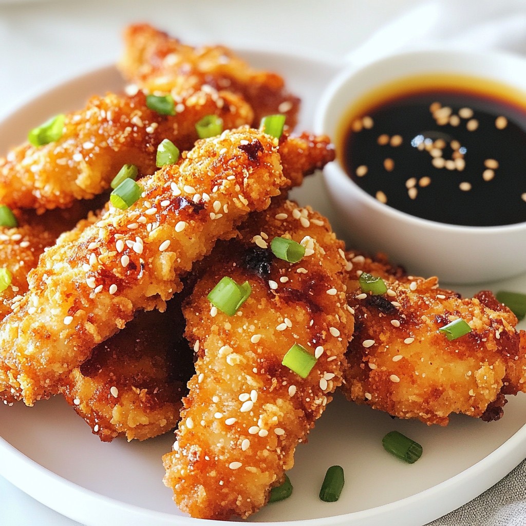 Crispy Asian Chicken Tenders Flavorful and Simple Dish