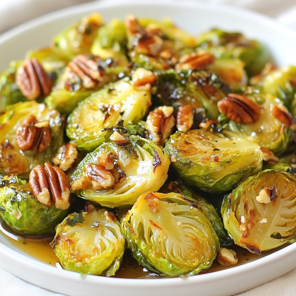 Maple Glazed Brussels Sprouts Irresistibly Sweet Treat