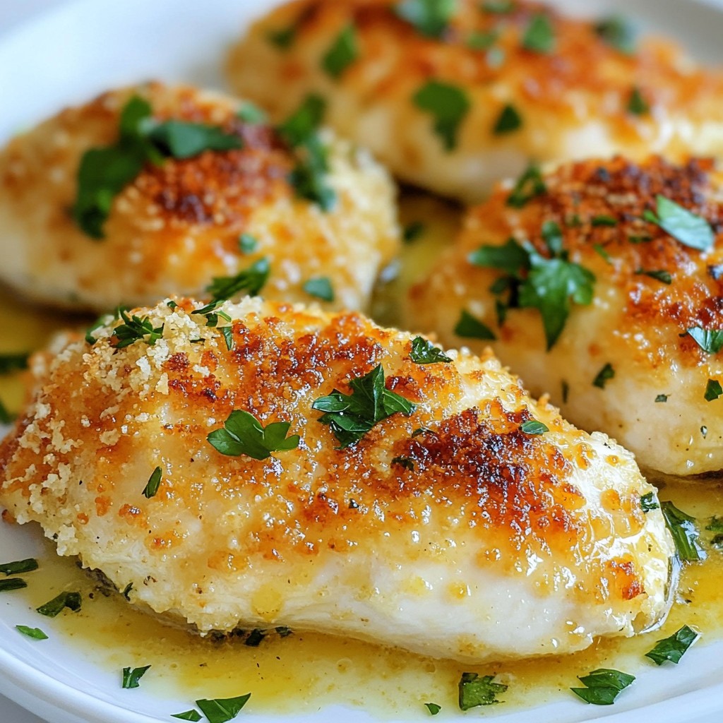 Baked Garlic Parmesan Chicken Juicy and Flavorful Meal