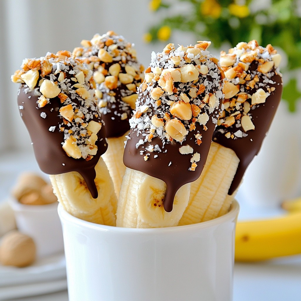 Chocolate Covered Banana Pops Easy and Fun Treat