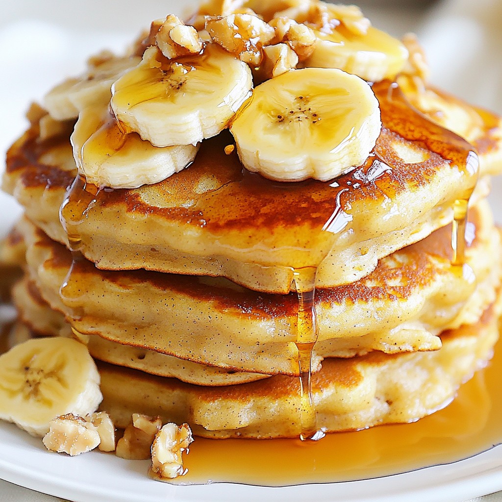Banana Bread Pancakes Delicious and Easy Recipe
