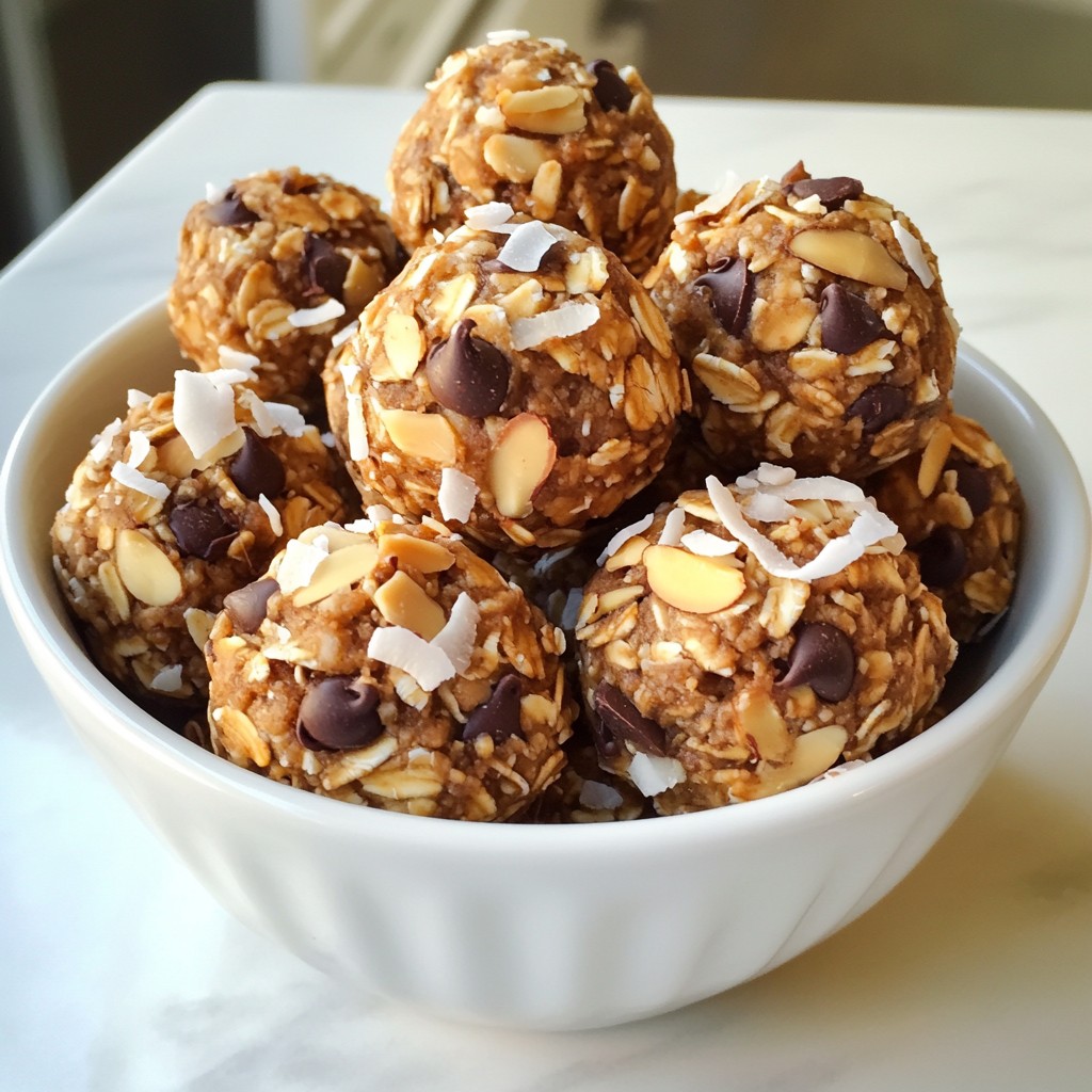 Almond Joy Energy Bites Healthy Snack Option