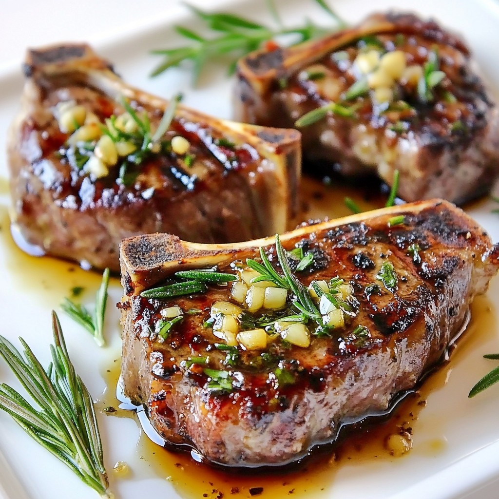 Rosemary Garlic Lamb Chops Flavorful Easy Dinner