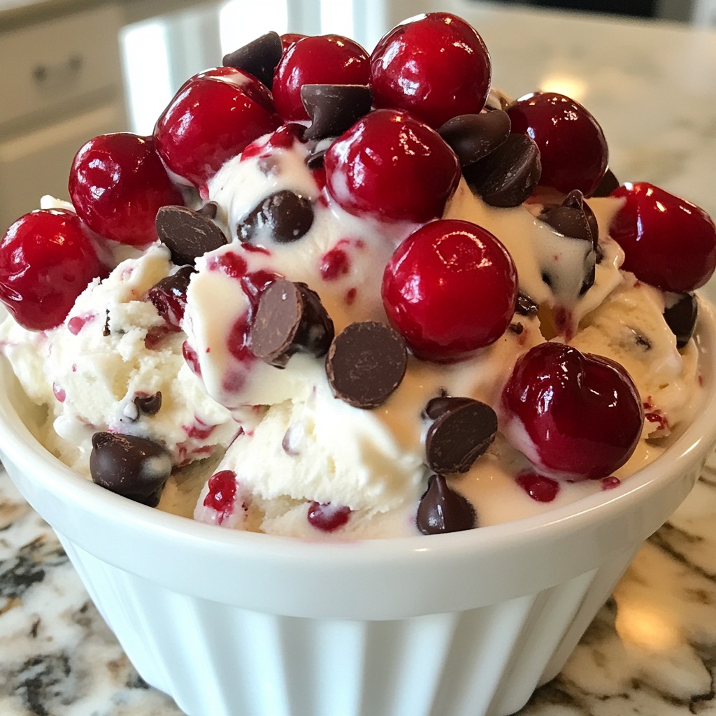 Cherry Garcia Nice Cream Delightfully Fresh Treat