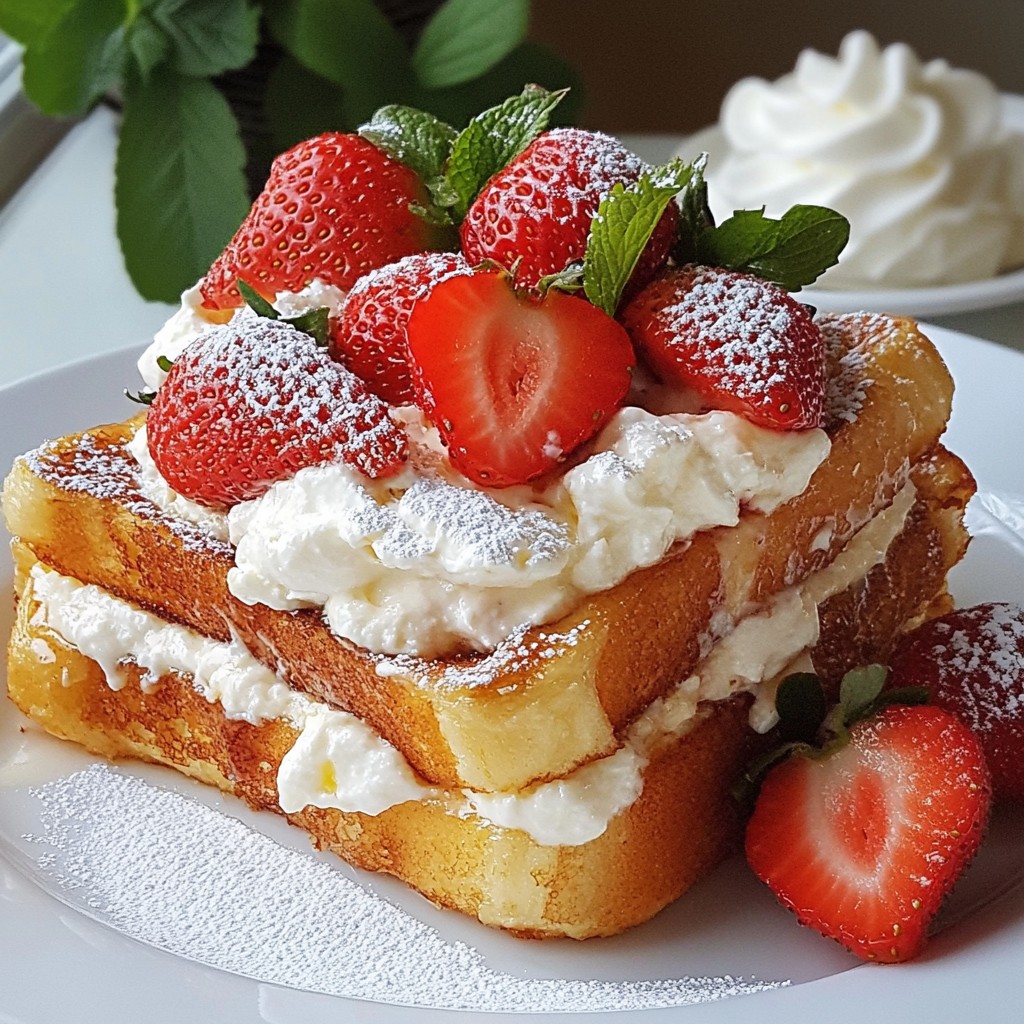 Strawberry Cheesecake French Toast Delightful Recipe