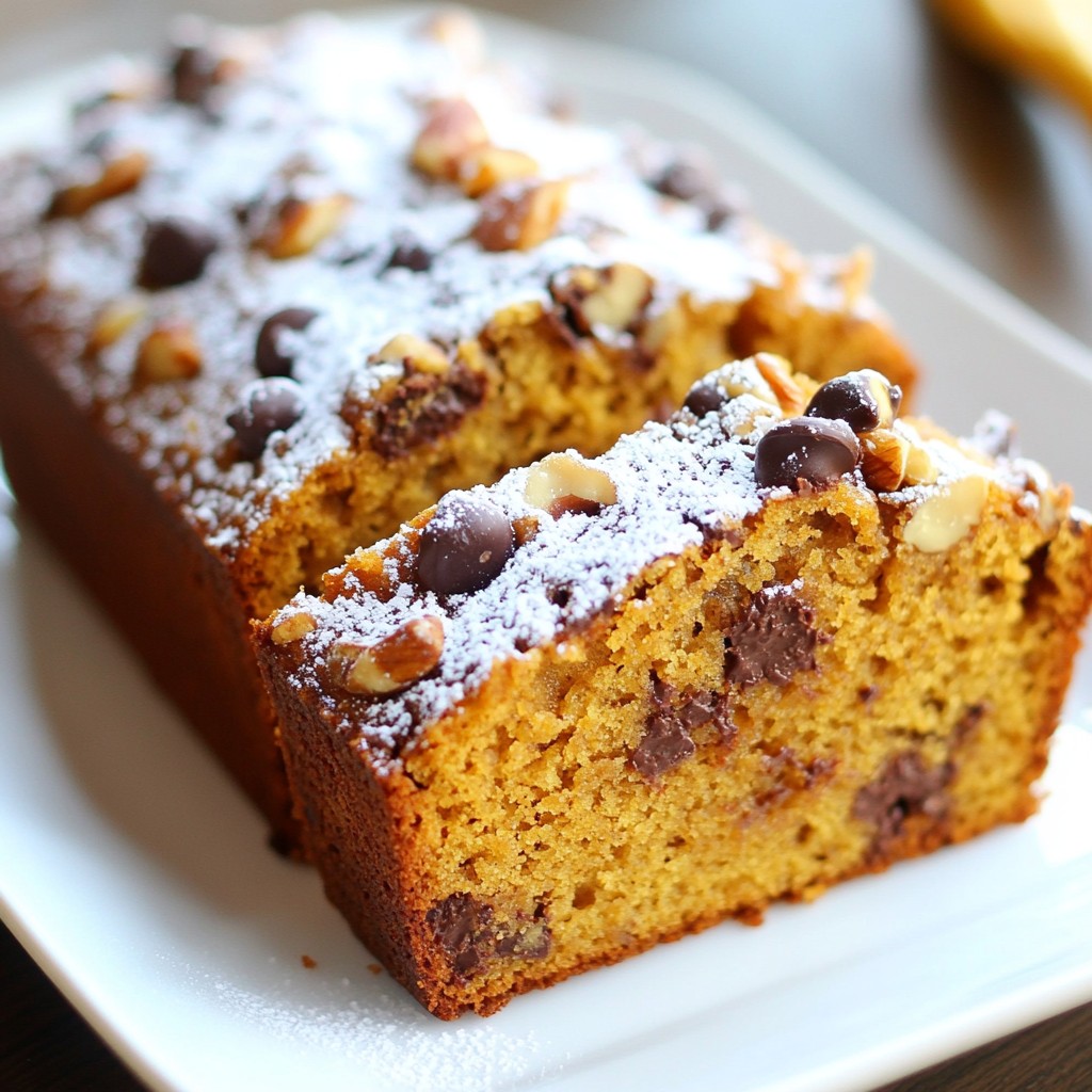 Chocolate Chip Pumpkin Bread Irresistible Fall Treat
