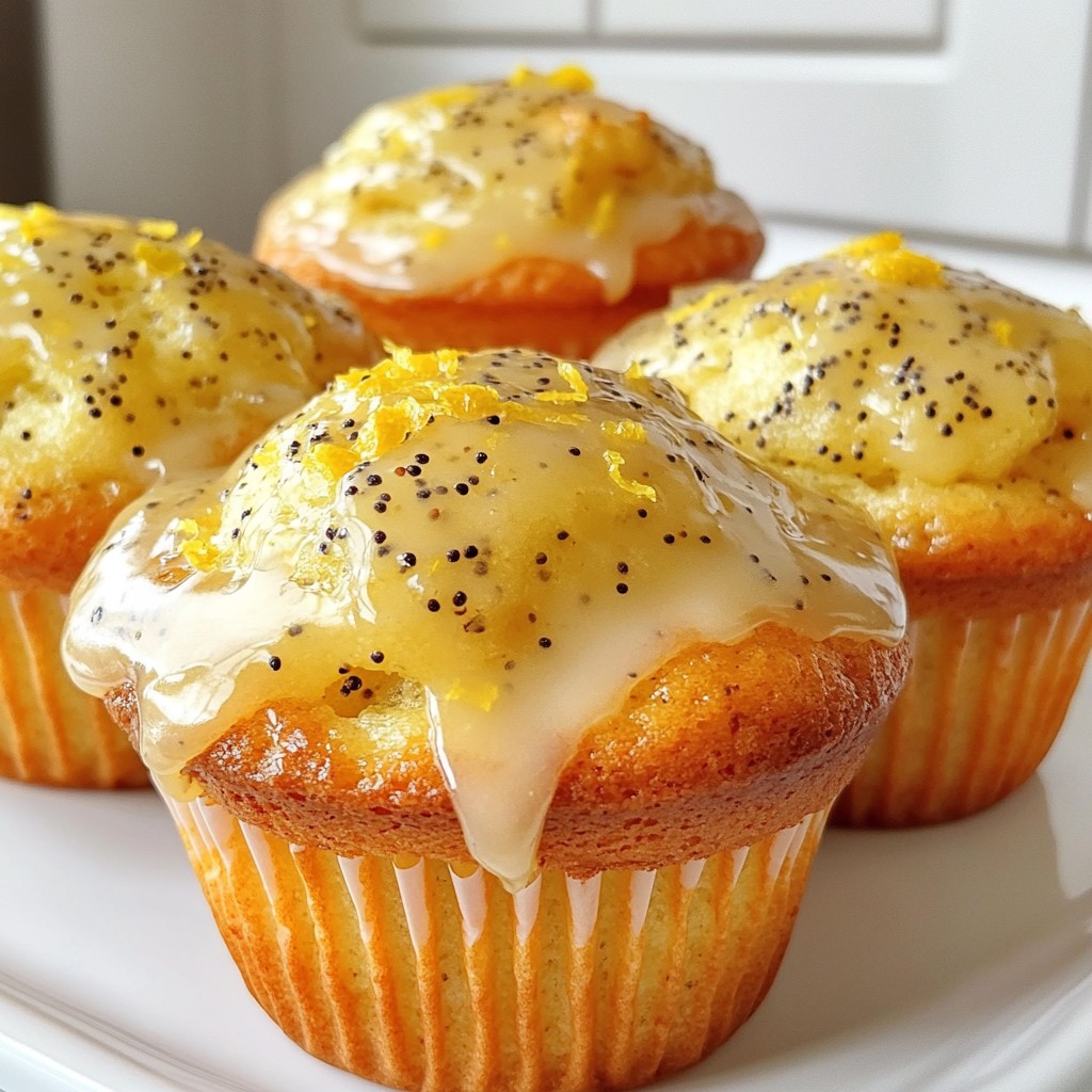 Lemon Poppy Seed Muffins Delightful Breakfast Treat