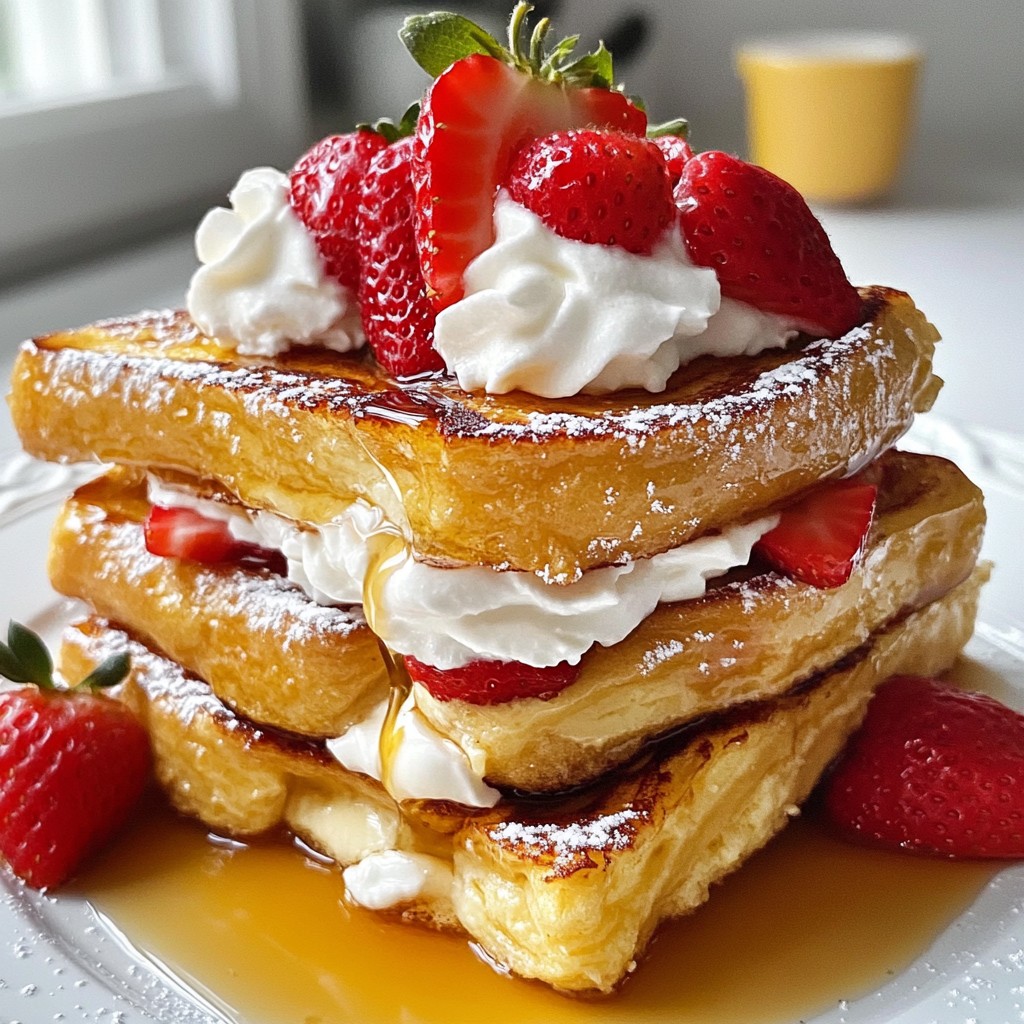 Strawberry Cheesecake French Toast Delightful Treat