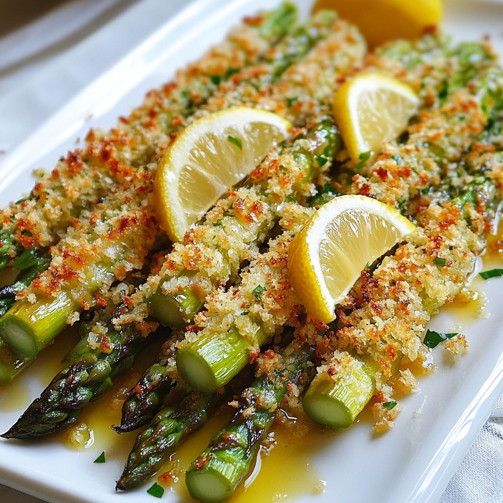 Parmesan Crusted Asparagus Tasty Dinner Side Dish