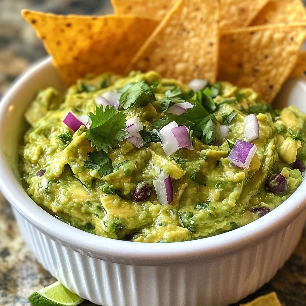 Avocado Lime Black Bean Dip Quick and Tasty Recipe