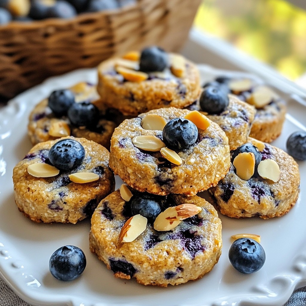 Blueberry Almond Breakfast Cookies Simple and Tasty