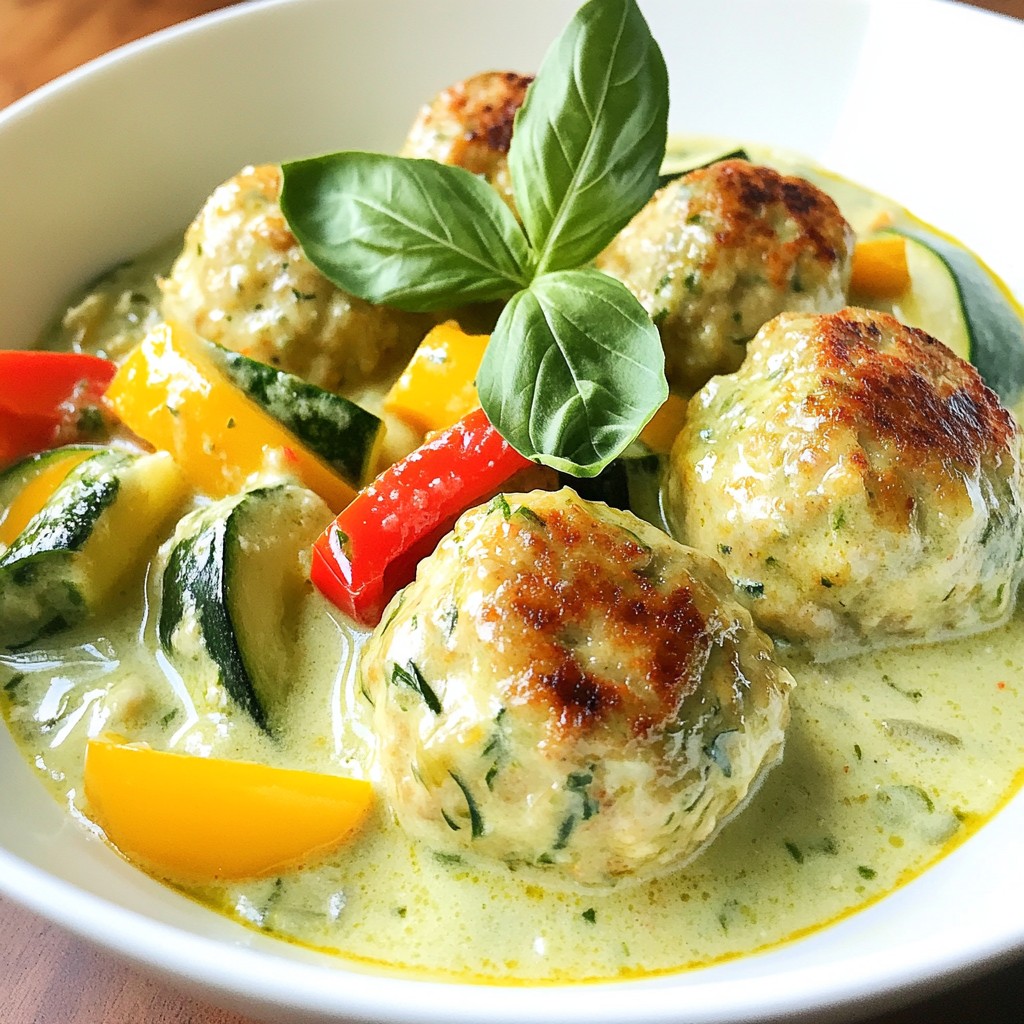 Thai Green Curry Meatballs Simple and Flavorful Recipe