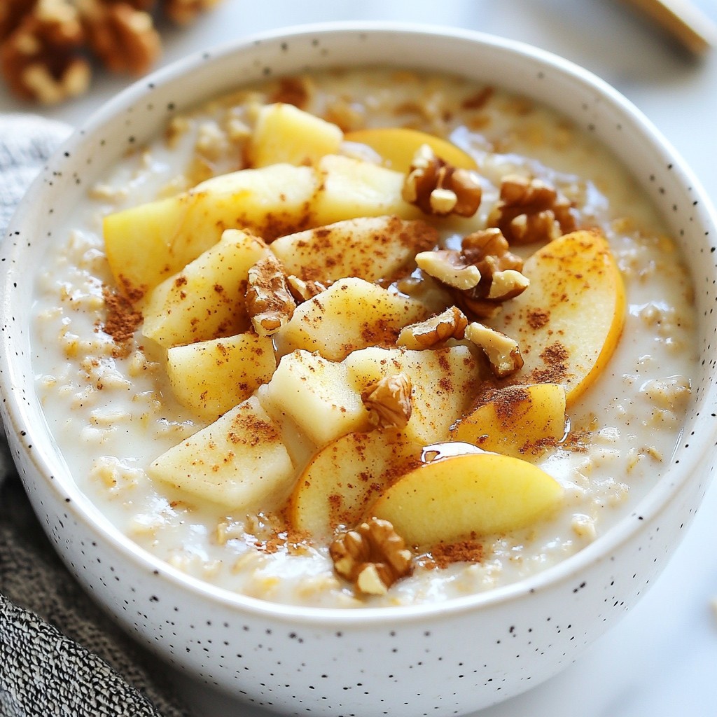 Apple Pie Overnight Oats Tasty and Easy Breakfast