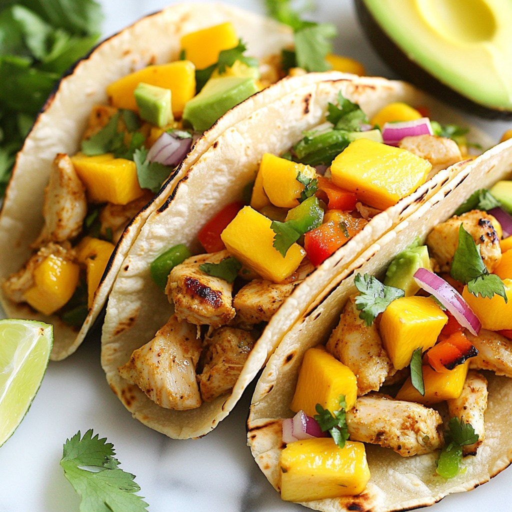 Spicy Mango Chicken Tacos Bold and Flavorful Dish
