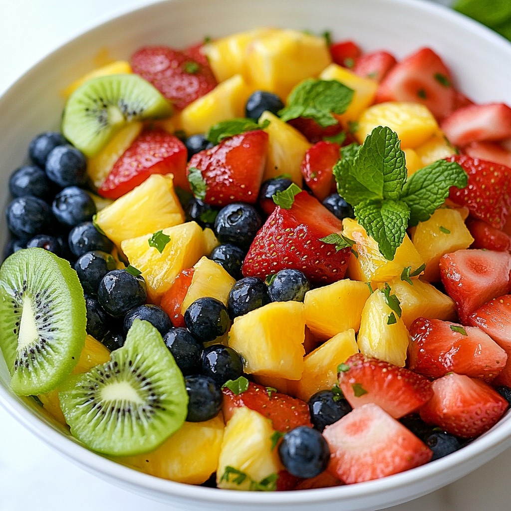 Honey Lime Fruit Salad Fresh and Flavorful Delight