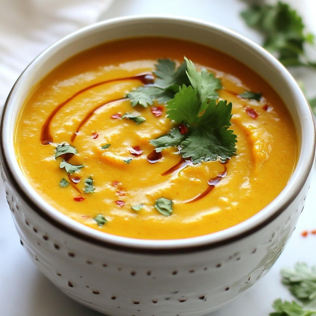 Coconut Curry Sweet Potato Soup Deliciously Comforting