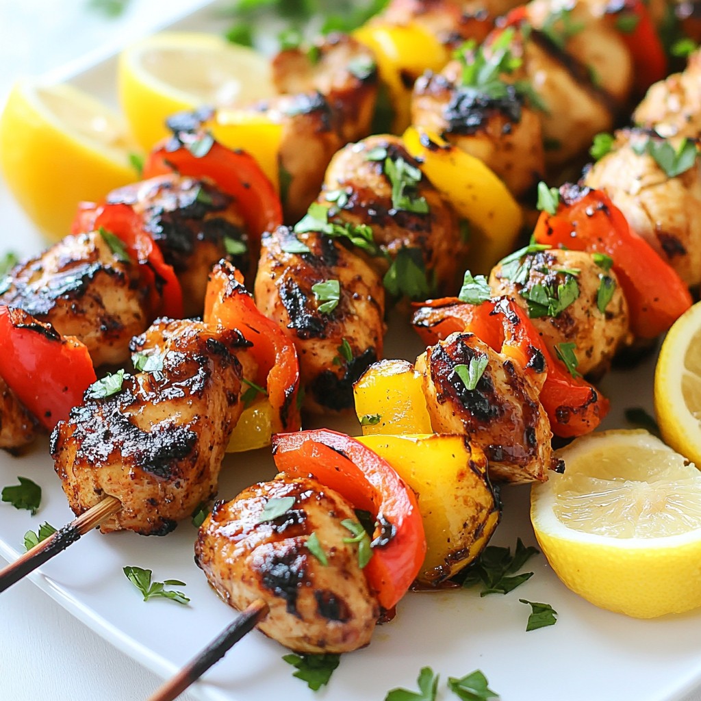 Spicy Harissa Chicken Kabobs Flavorful Grilled Treat
