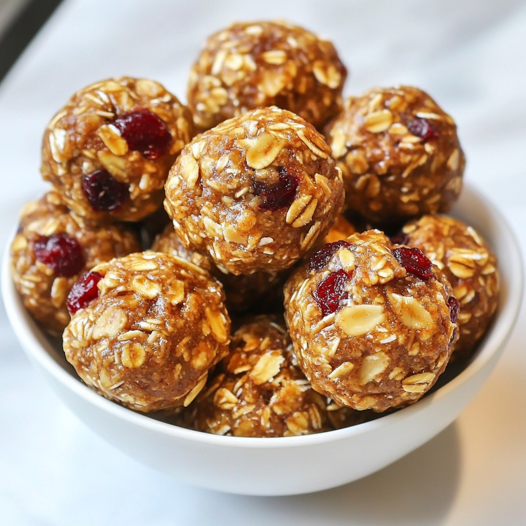 Cinnamon Apple Energy Bites Healthy Snack Recipe